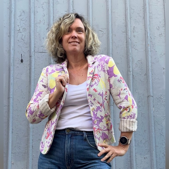 Etro Milano Floral Blazer, size 8 - Picture 3 of 15